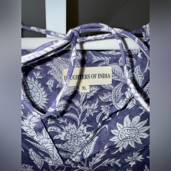 Daughters of India Kyra Midi‎ Dress in Blue Iris XL - Picture 6 of 6